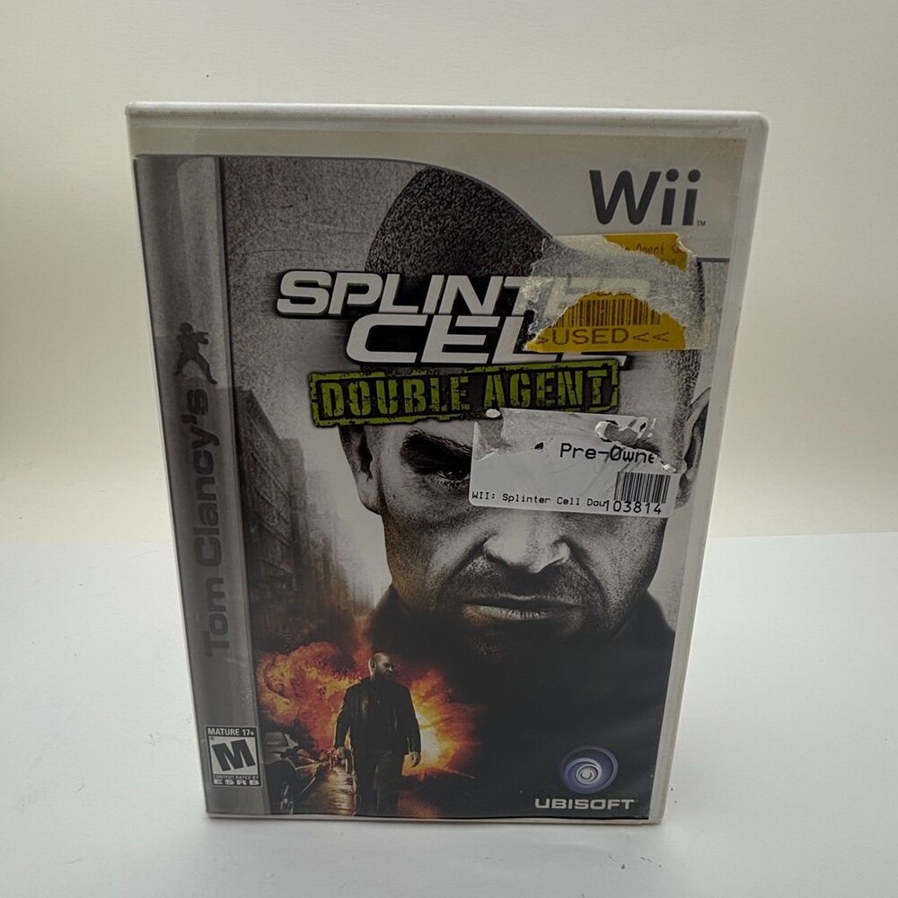 Tom Clancy's Splinter Cell Double Agent (Nintendo Wii, 2006) Complete W/ Manual